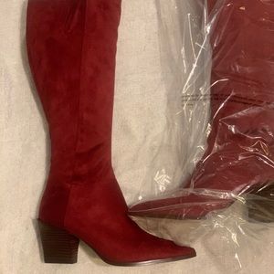 NWT Nine West 3inch heel and pointy toe boots .